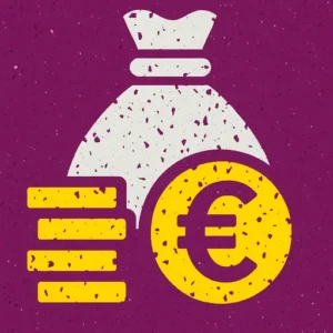Icono financiación de proyectos, capital empresarial y apoyo financiero a pymes