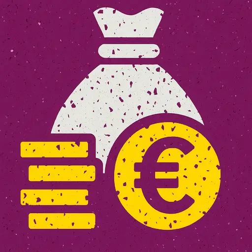 Icono financiación de proyectos, capital empresarial y apoyo financiero a pymes